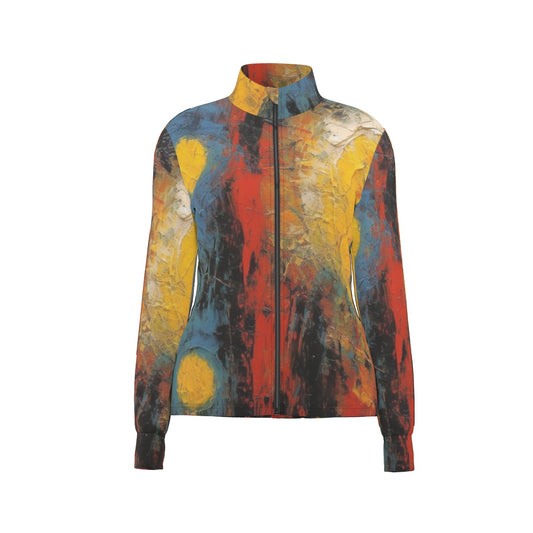 All-Over Print Women's Long Sleeve Thumbhole Jacket