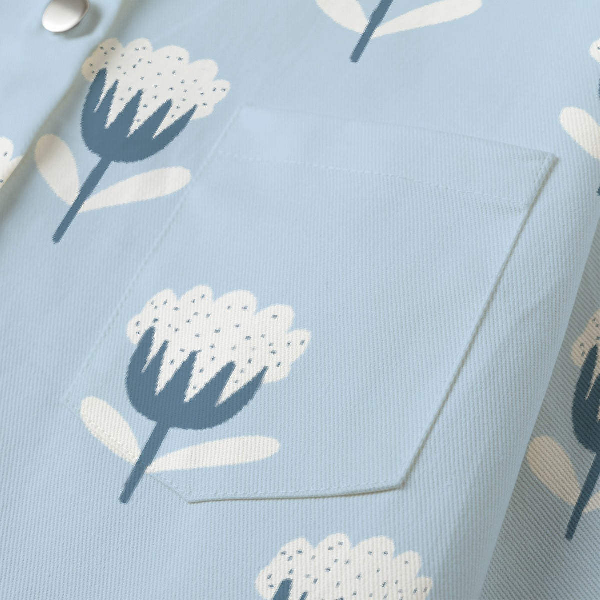 All-Over Print Women's Cropped Jacket | 245GSM Cotton