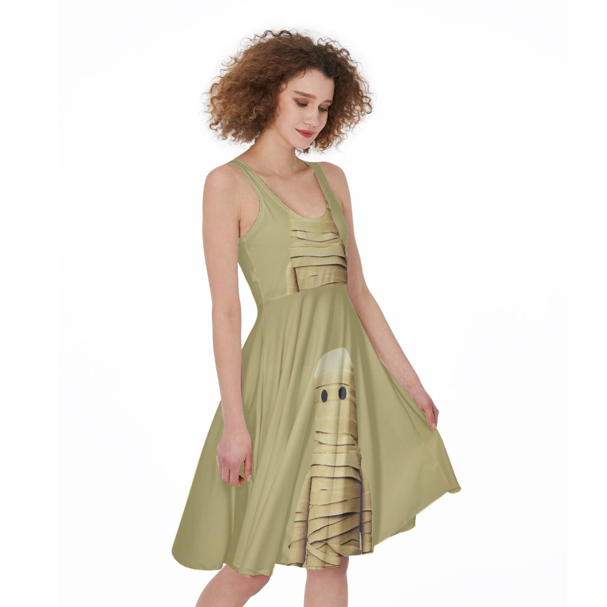 All-Over Print Women's Sleeveless Dress