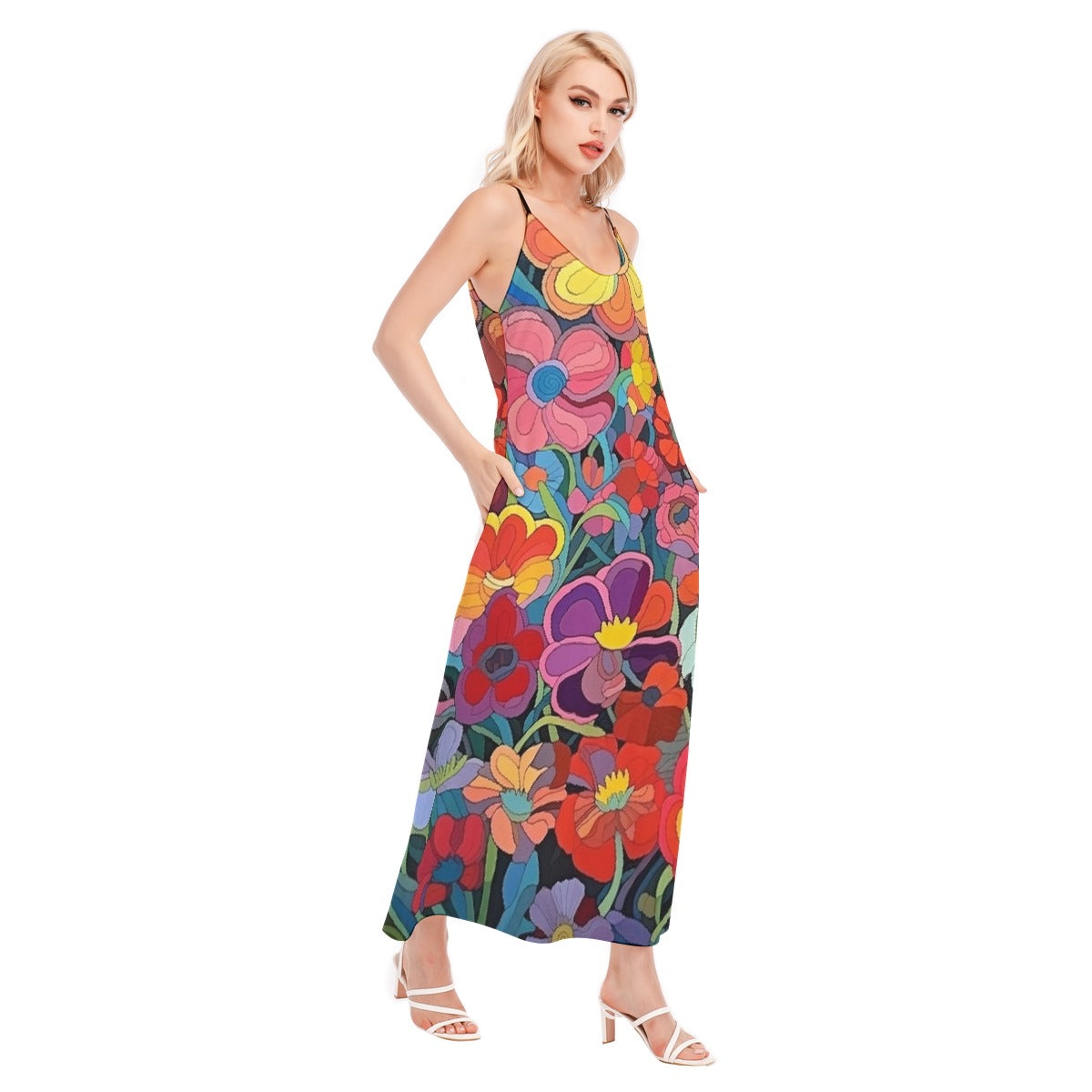 All-Over Print Women's Sling Dress