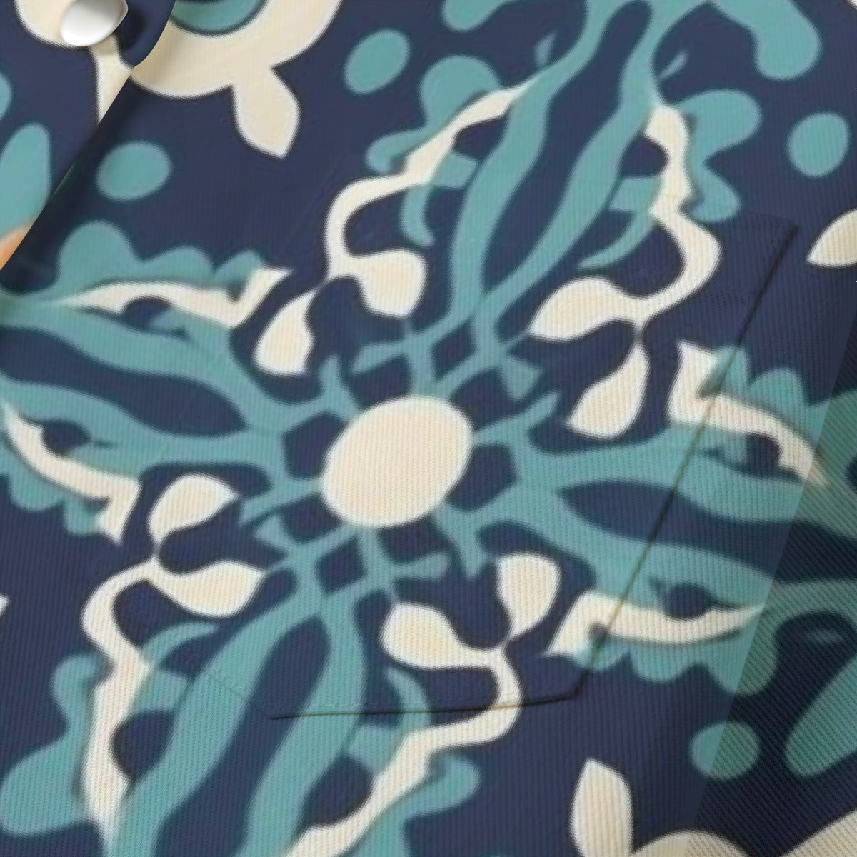 All-Over Print Women's Cropped Jacket | 245GSM Cotton
