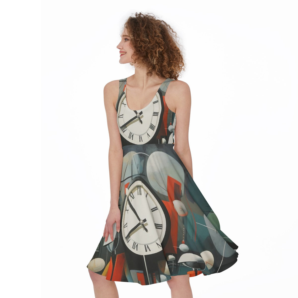 All-Over Print Women's Sleeveless Dress