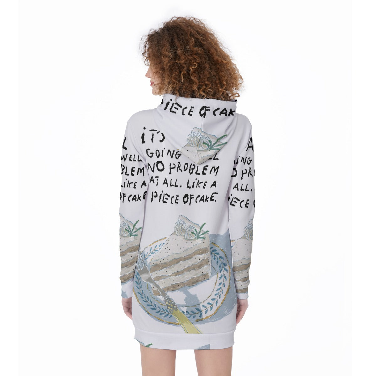 All-Over Print Women's Long Hoodie