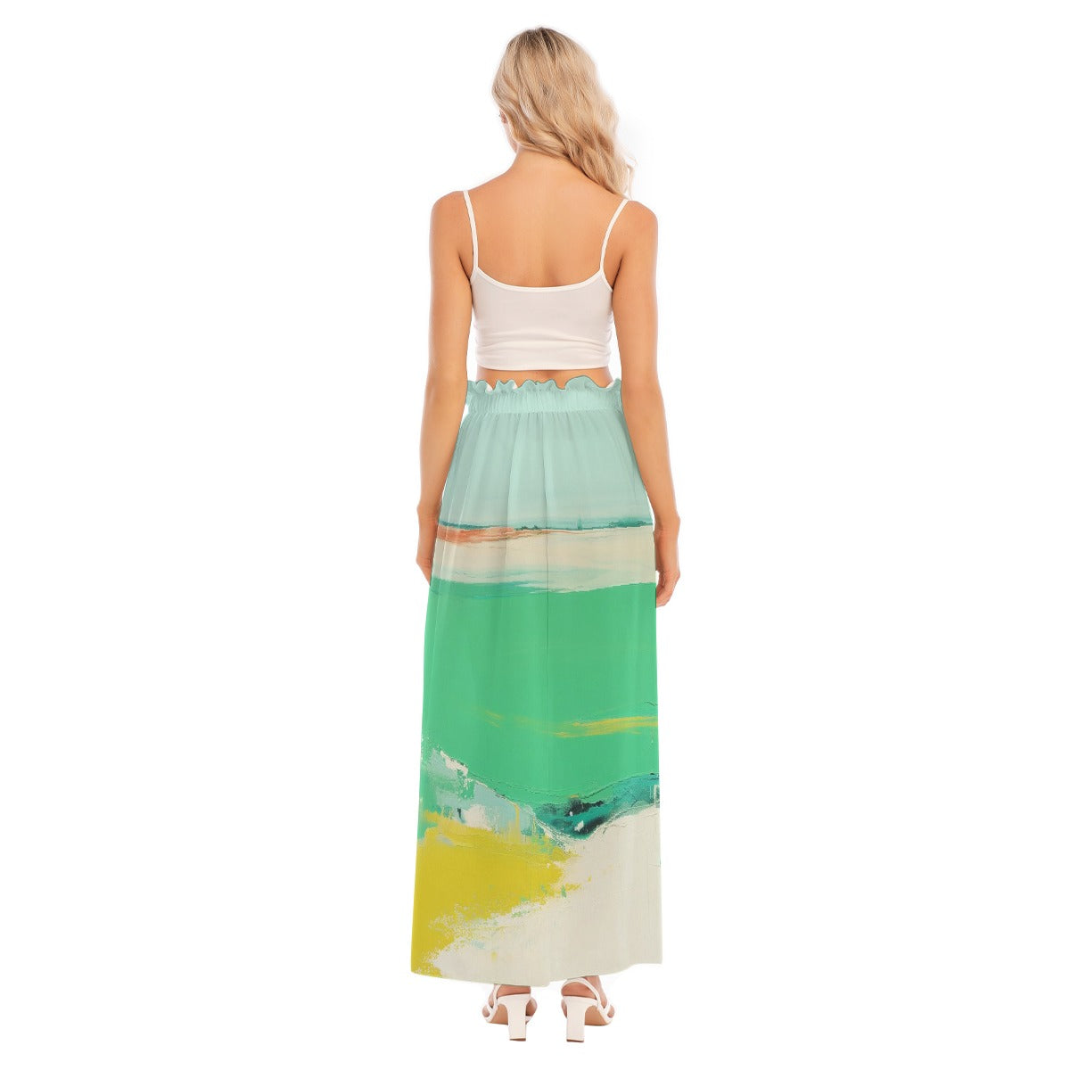 All-Over Print Women's Side Split Skirt