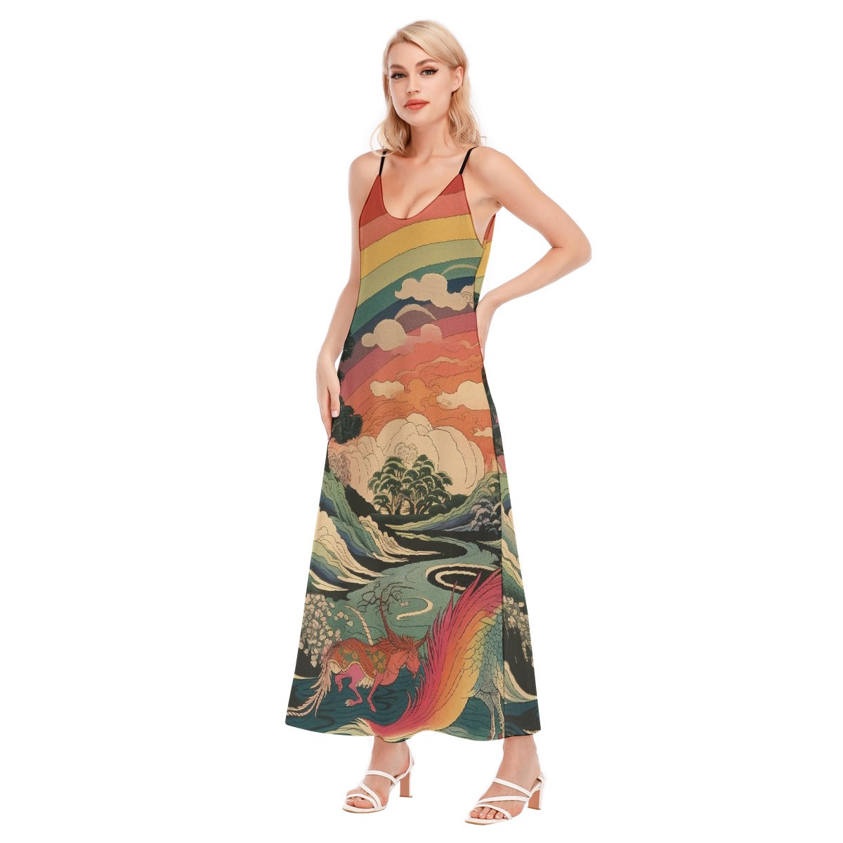 All-Over Print Women's Sling Dress