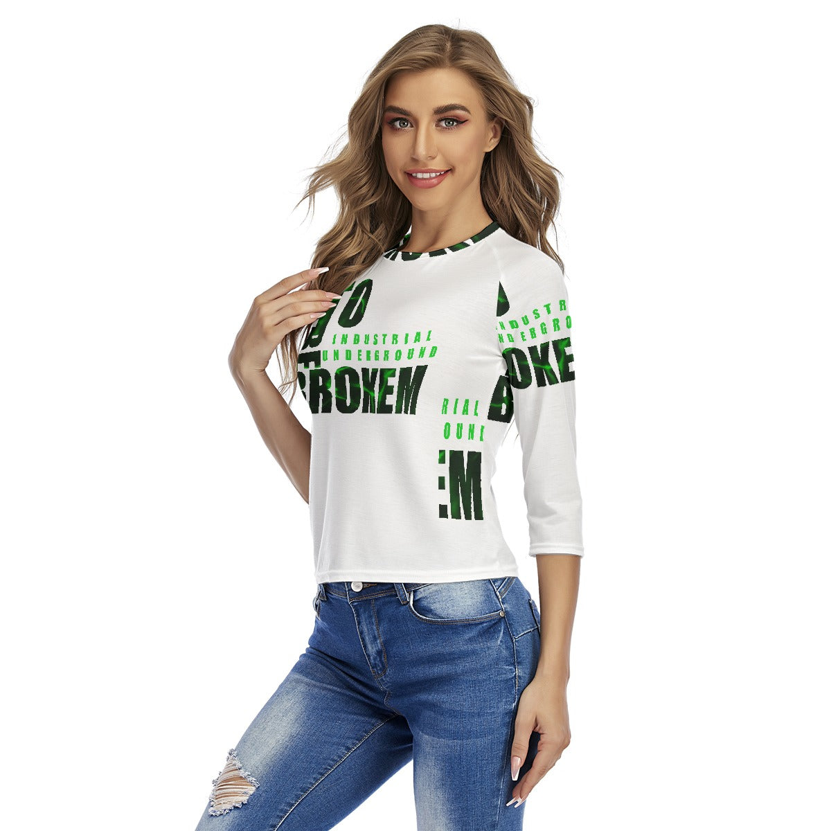 All-Over Print Women's Raglan Sleeves T-shirts