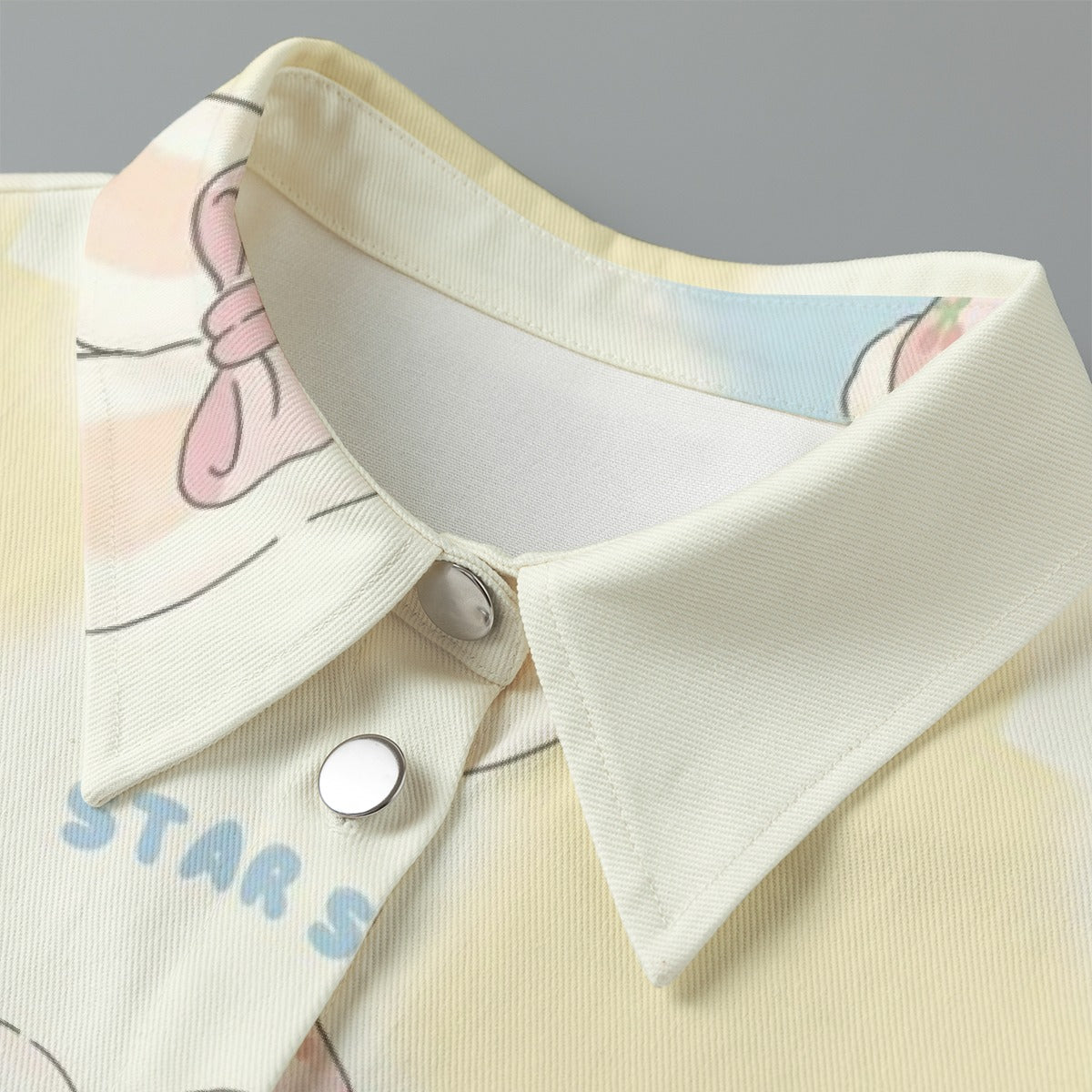 All-Over Print Women's Cropped Jacket | 245GSM Cotton