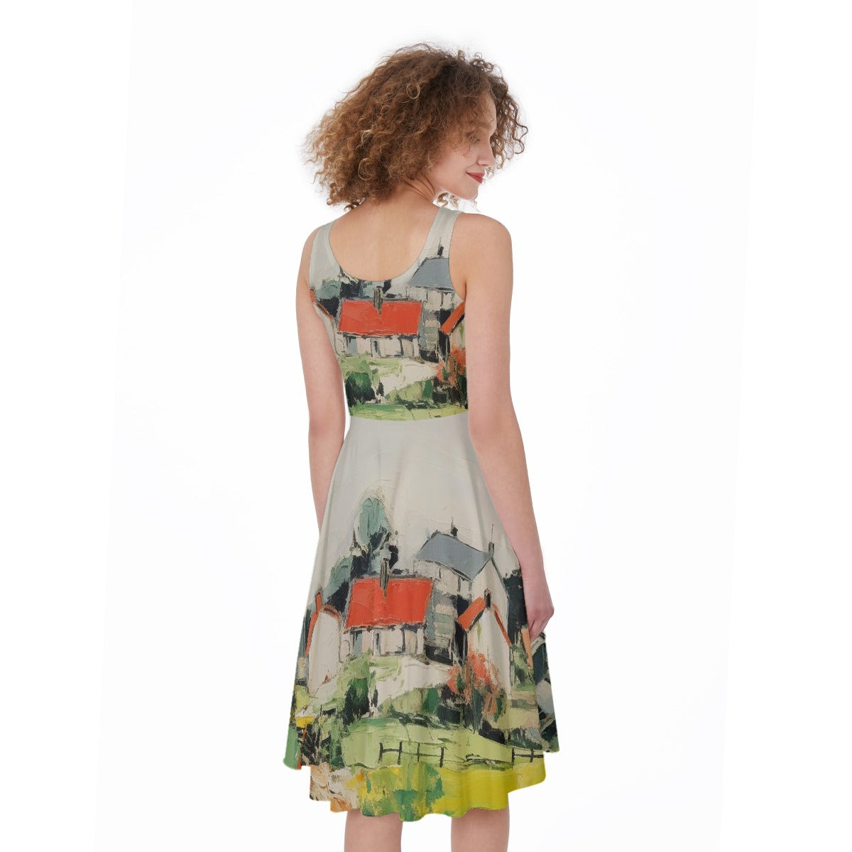All-Over Print Women's Sleeveless Dress