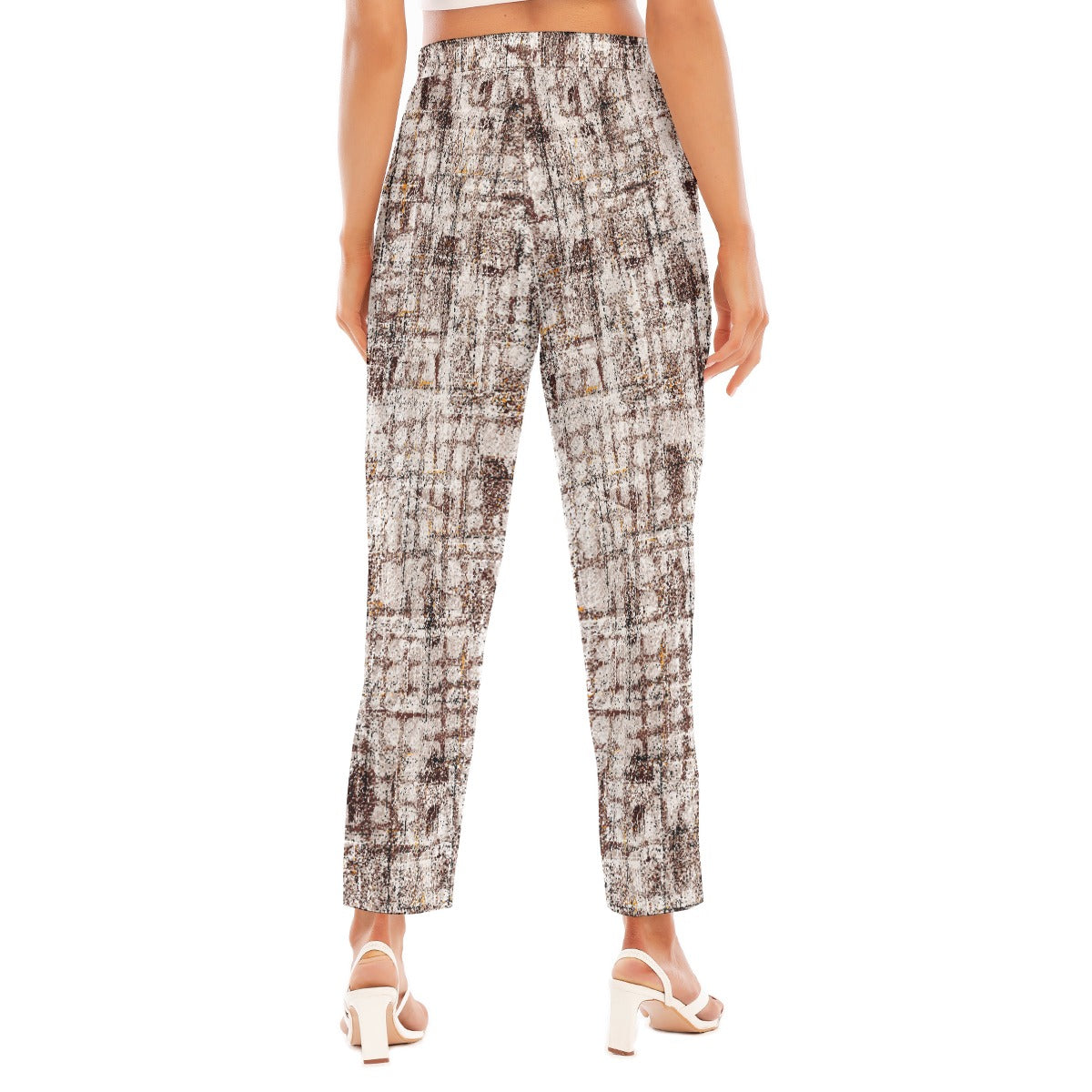 All-Over Print Women's Loose Straight-leg Pants