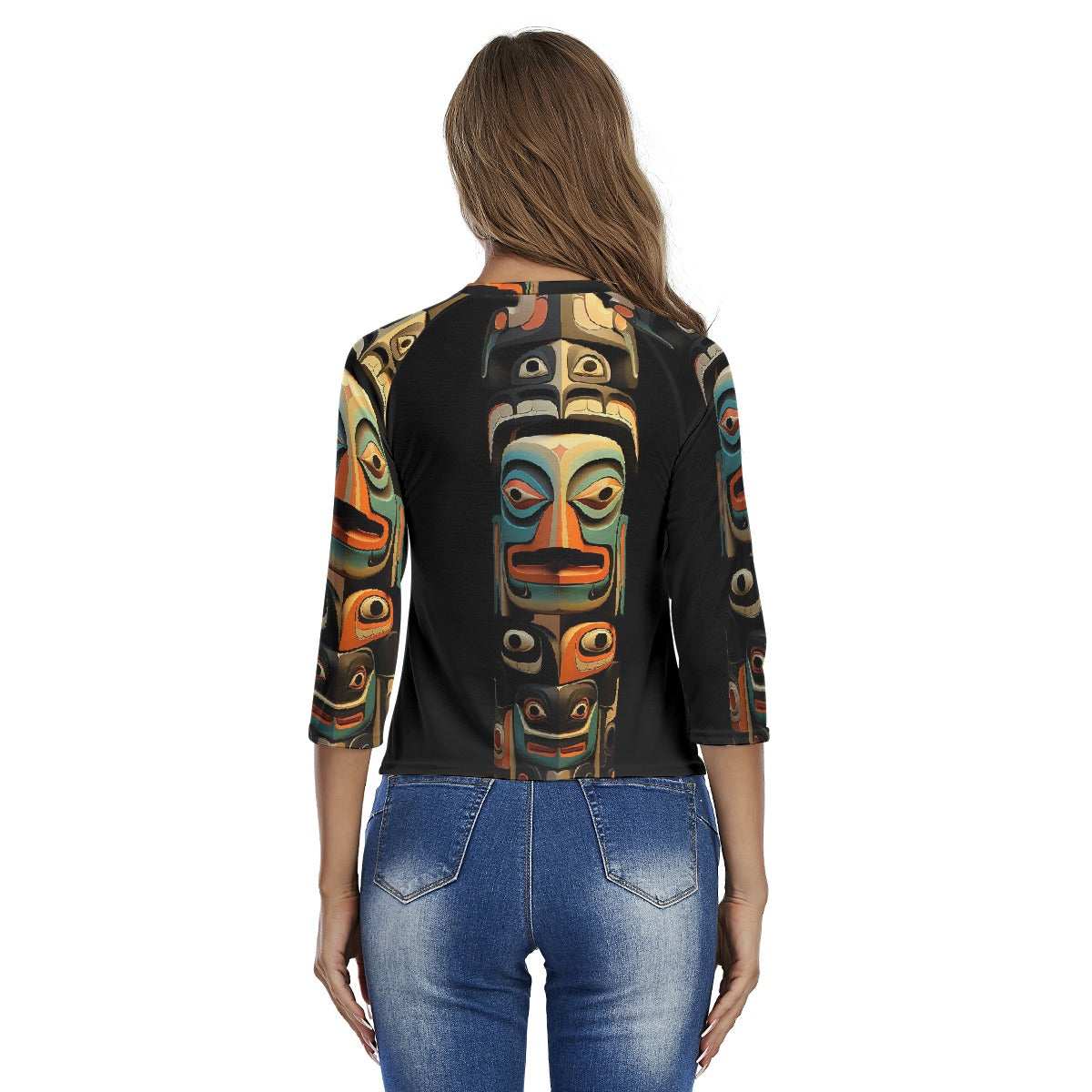 All-Over Print Women's Raglan Sleeves T-shirts