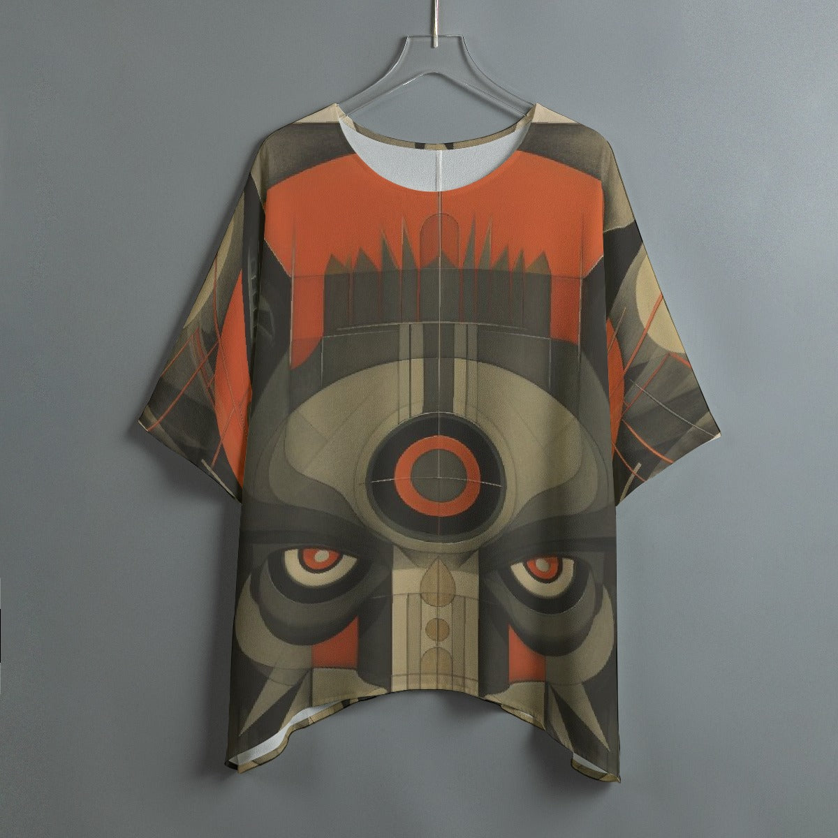 All-Over Print Women's Bat Sleeve Shirt