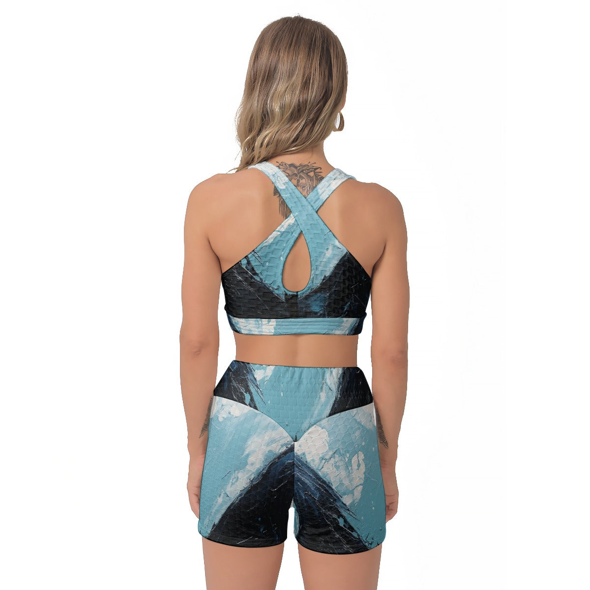 All-Over Print Women's Sports Bra Suit