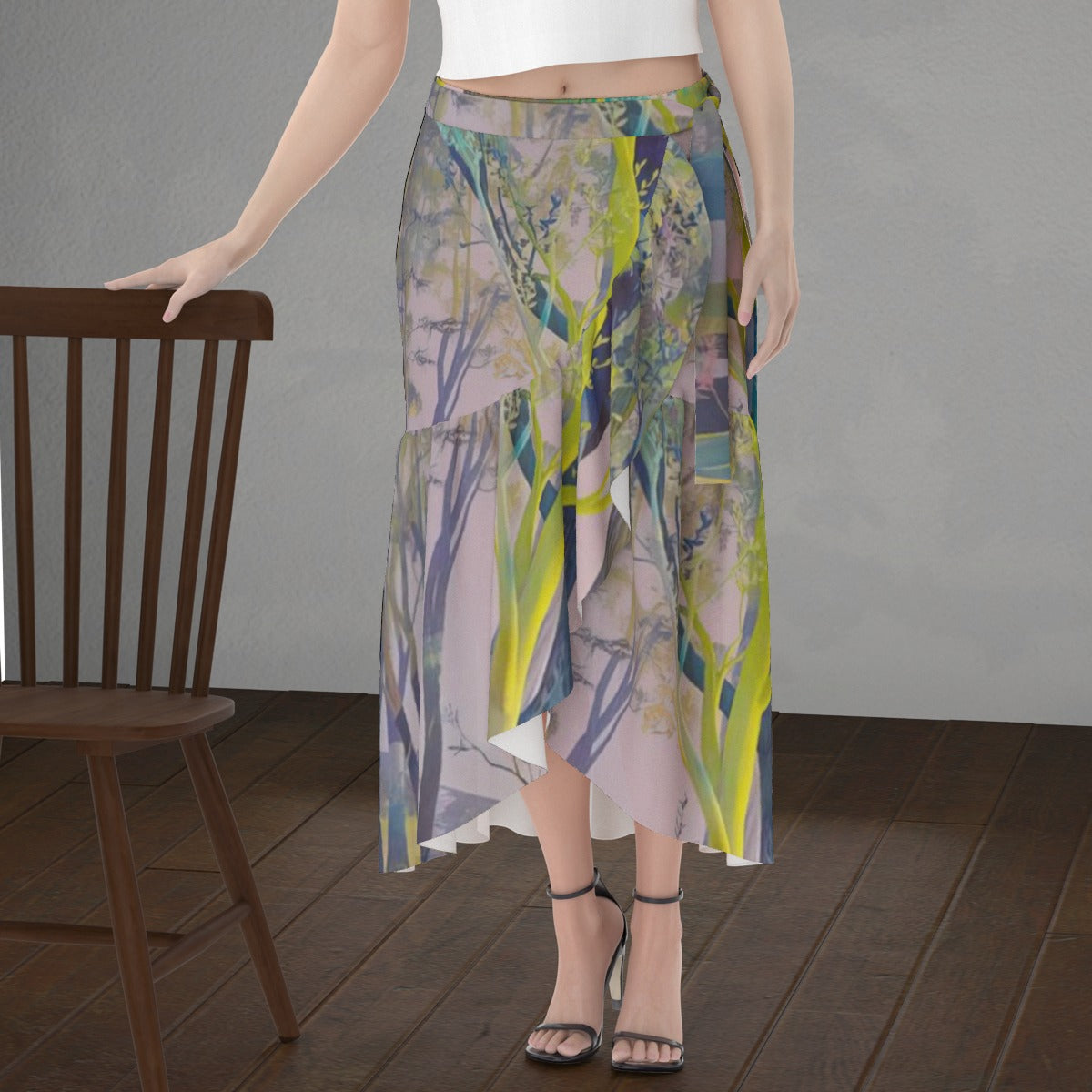 All-Over Print Women's Wrap Skirt