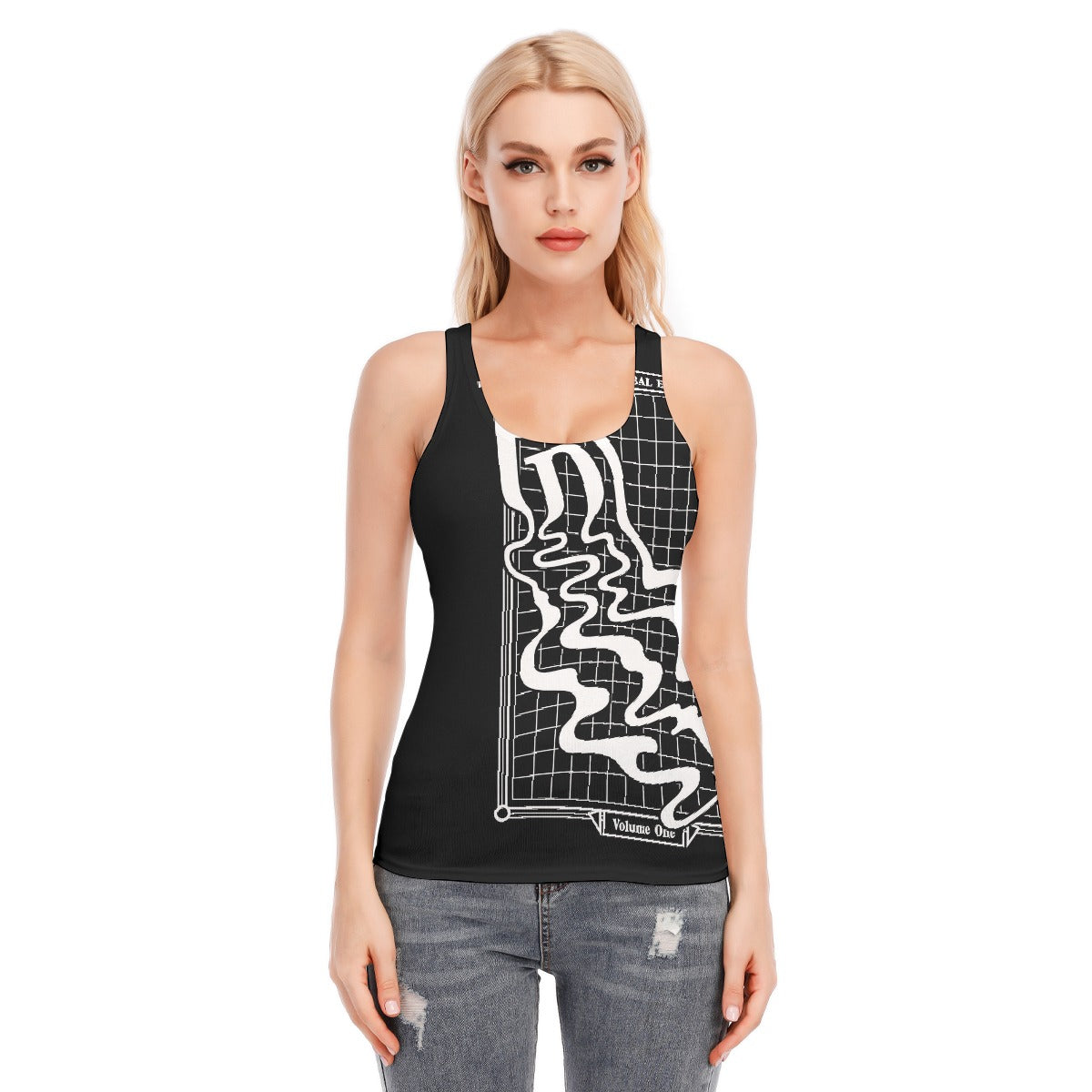 All-Over Print Women's Racer Vest | 190GSM Cotton