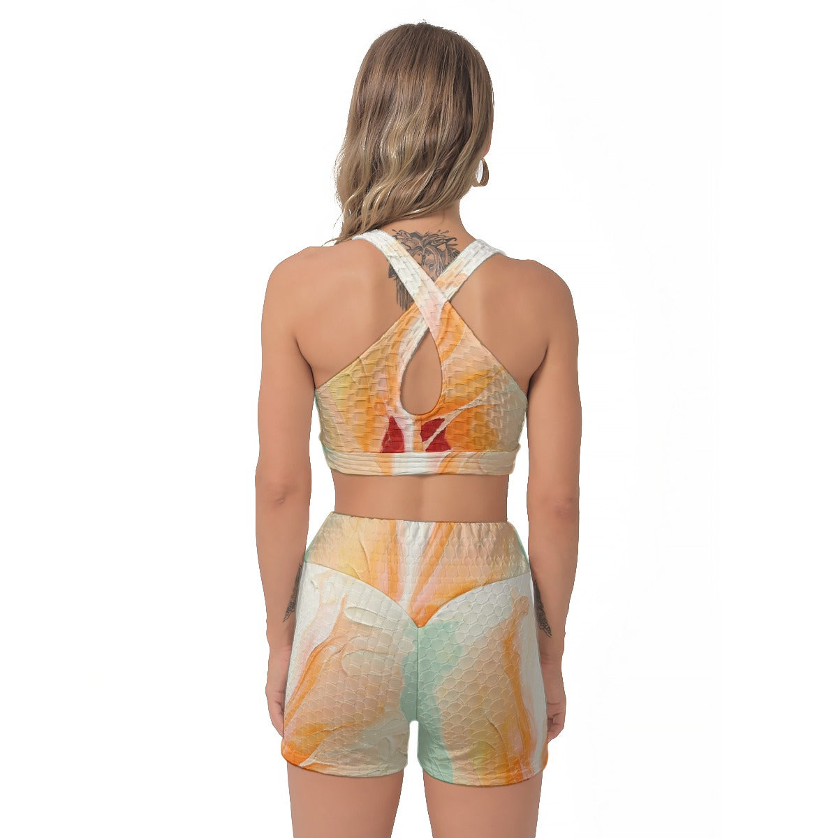 All-Over Print Women's Sports Bra Suit