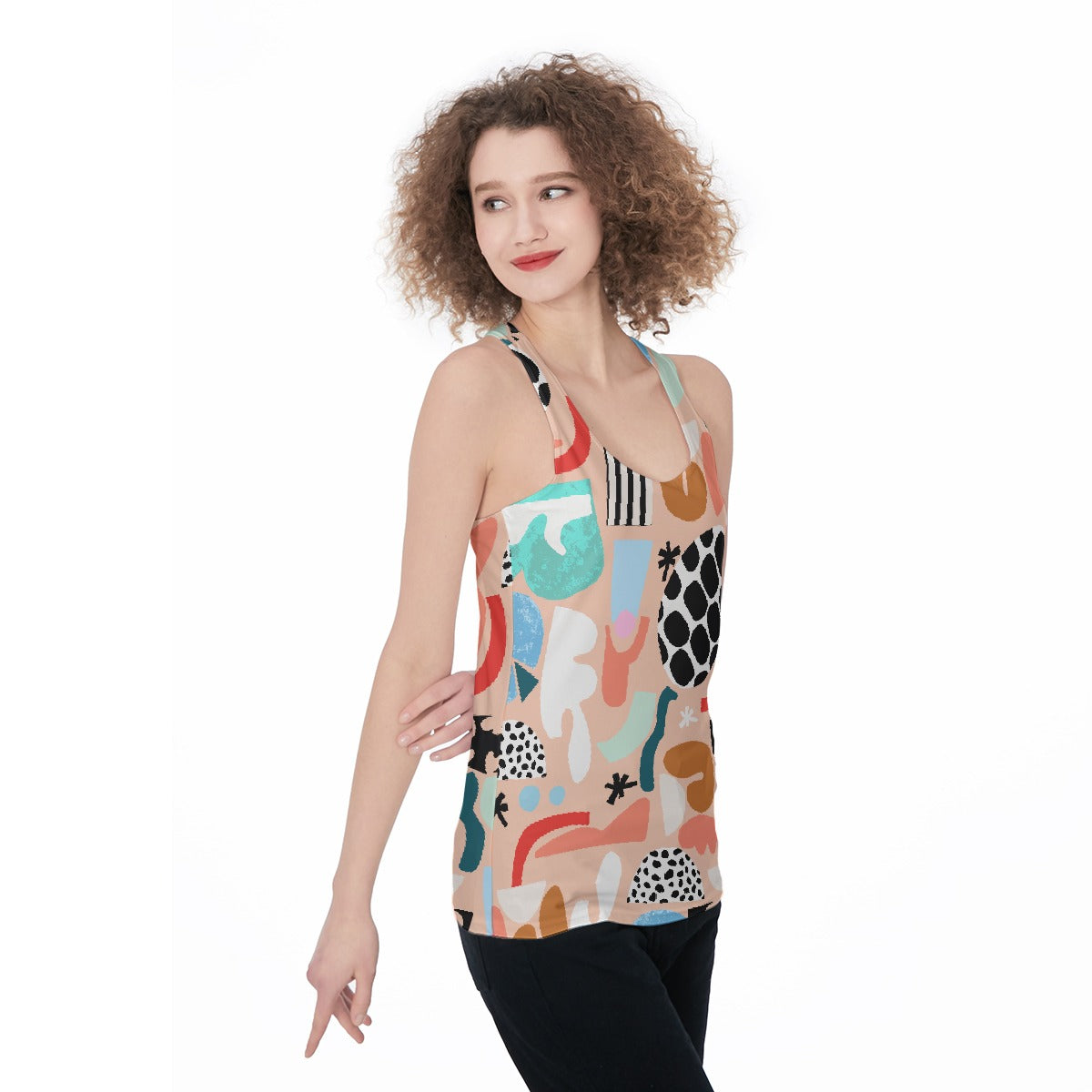 All-Over Print Women's Racerback Tank Top