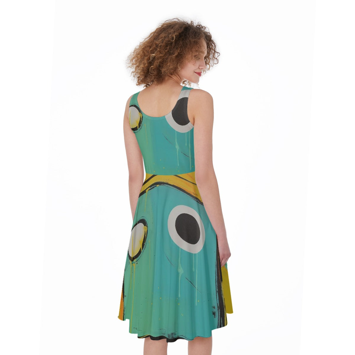All-Over Print Women's Sleeveless Dress