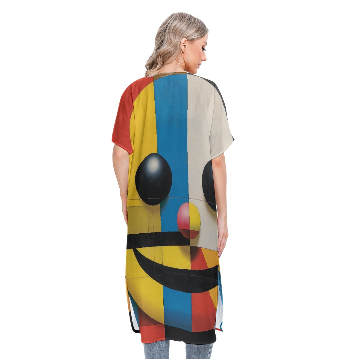 All-Over Print Women's Short Sleeve Cardigan