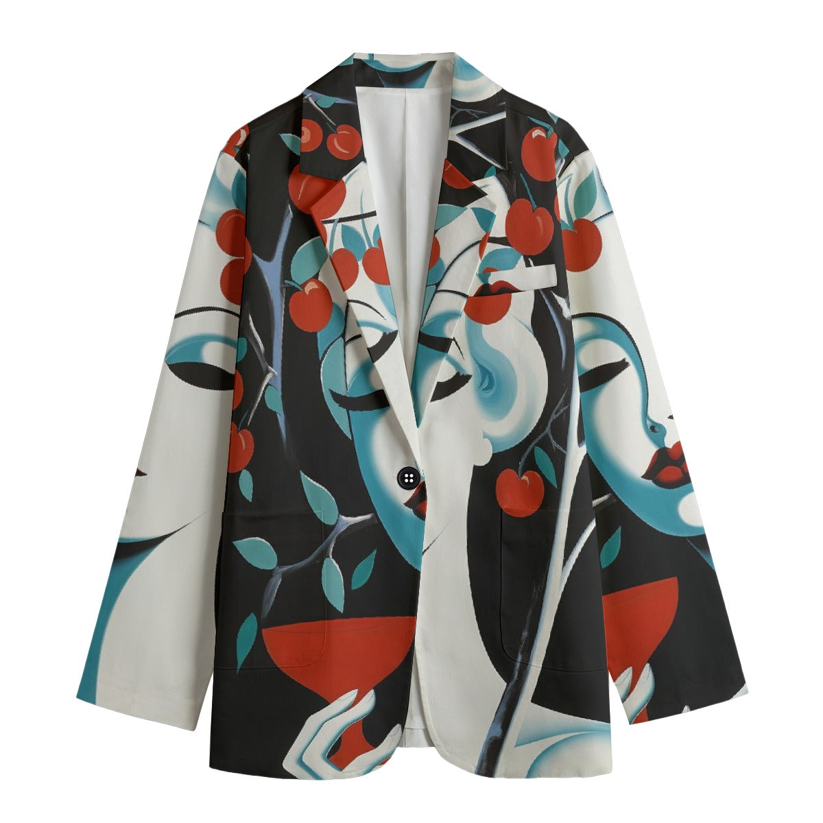 All-Over Print Women's Leisure Blazer