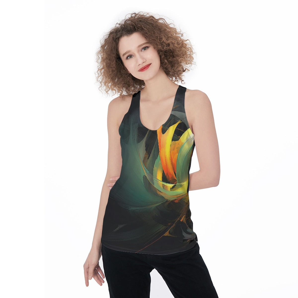 All-Over Print Women's Racerback Tank Top