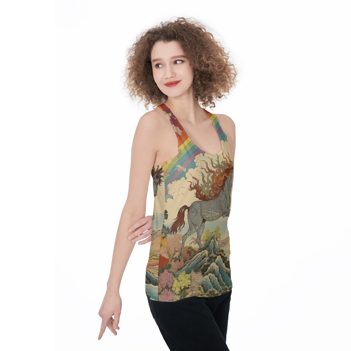 All-Over Print Women's Racerback Tank Top