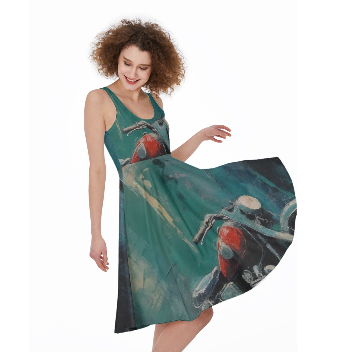 All-Over Print Women's Sleeveless Dress