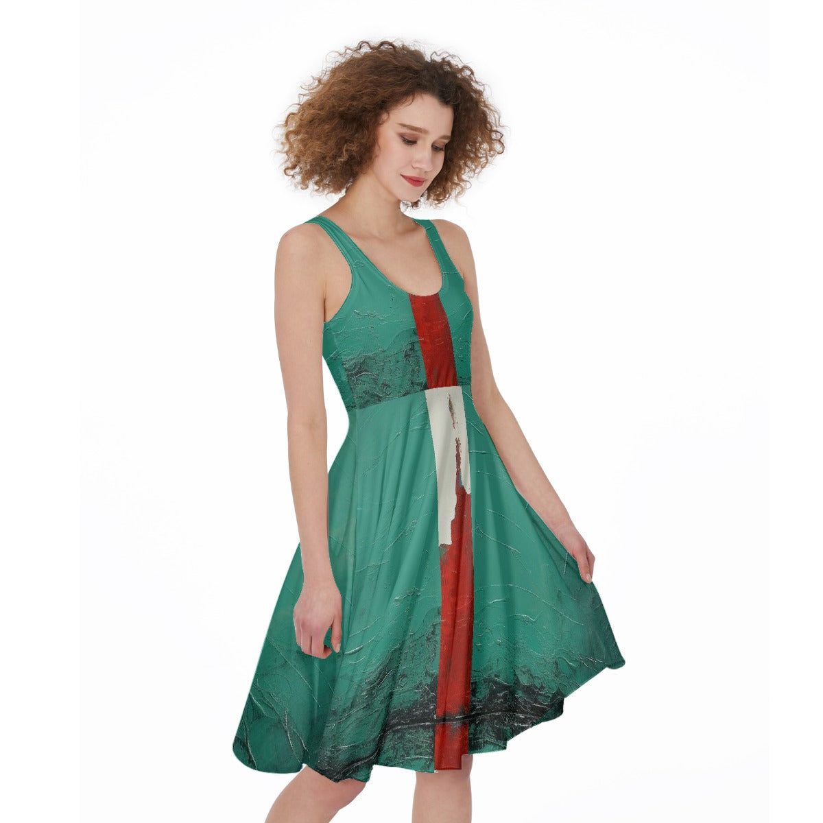 All-Over Print Women's Sleeveless Dress