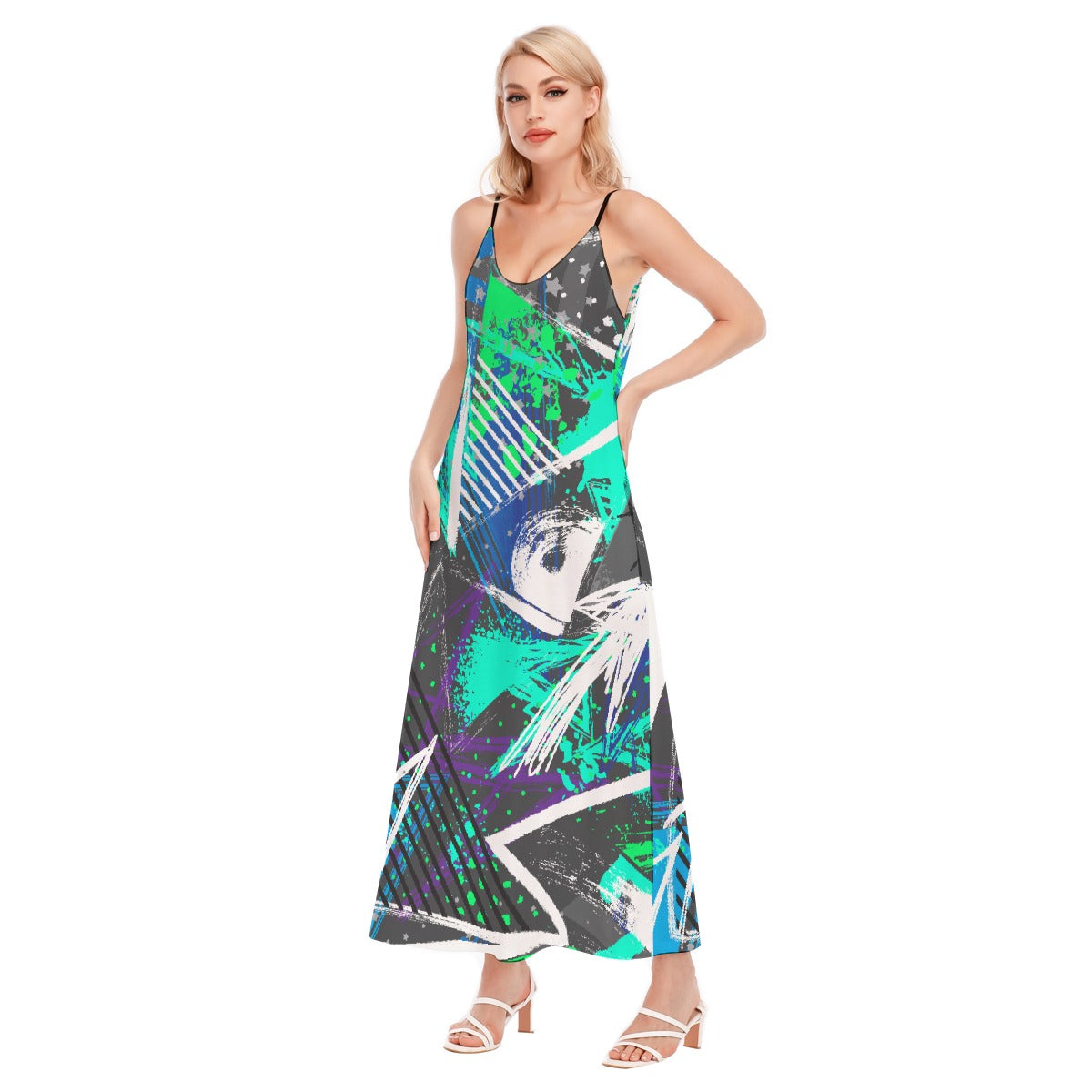 All-Over Print Women's Sling Dress
