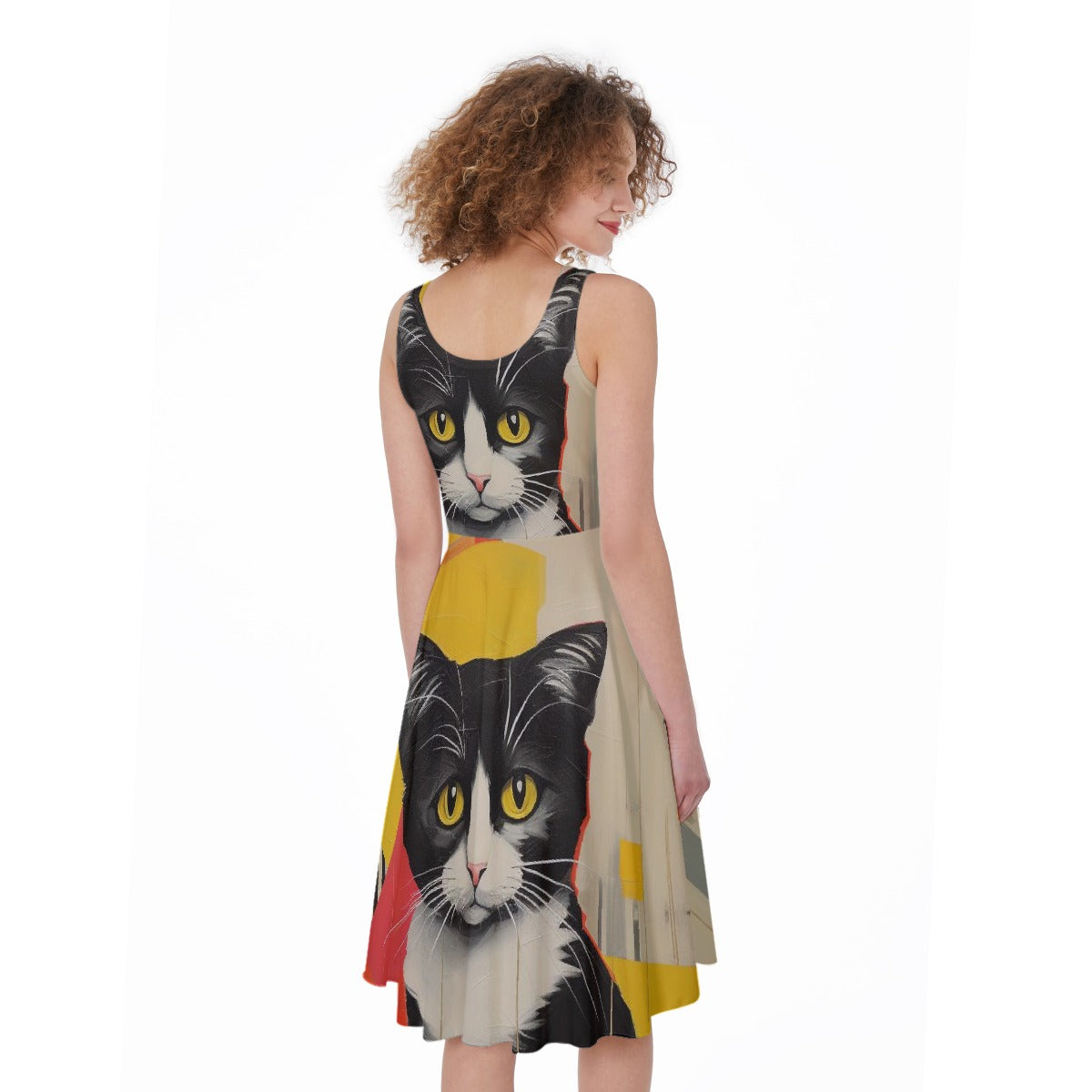 All-Over Print Women's Sleeveless Dress