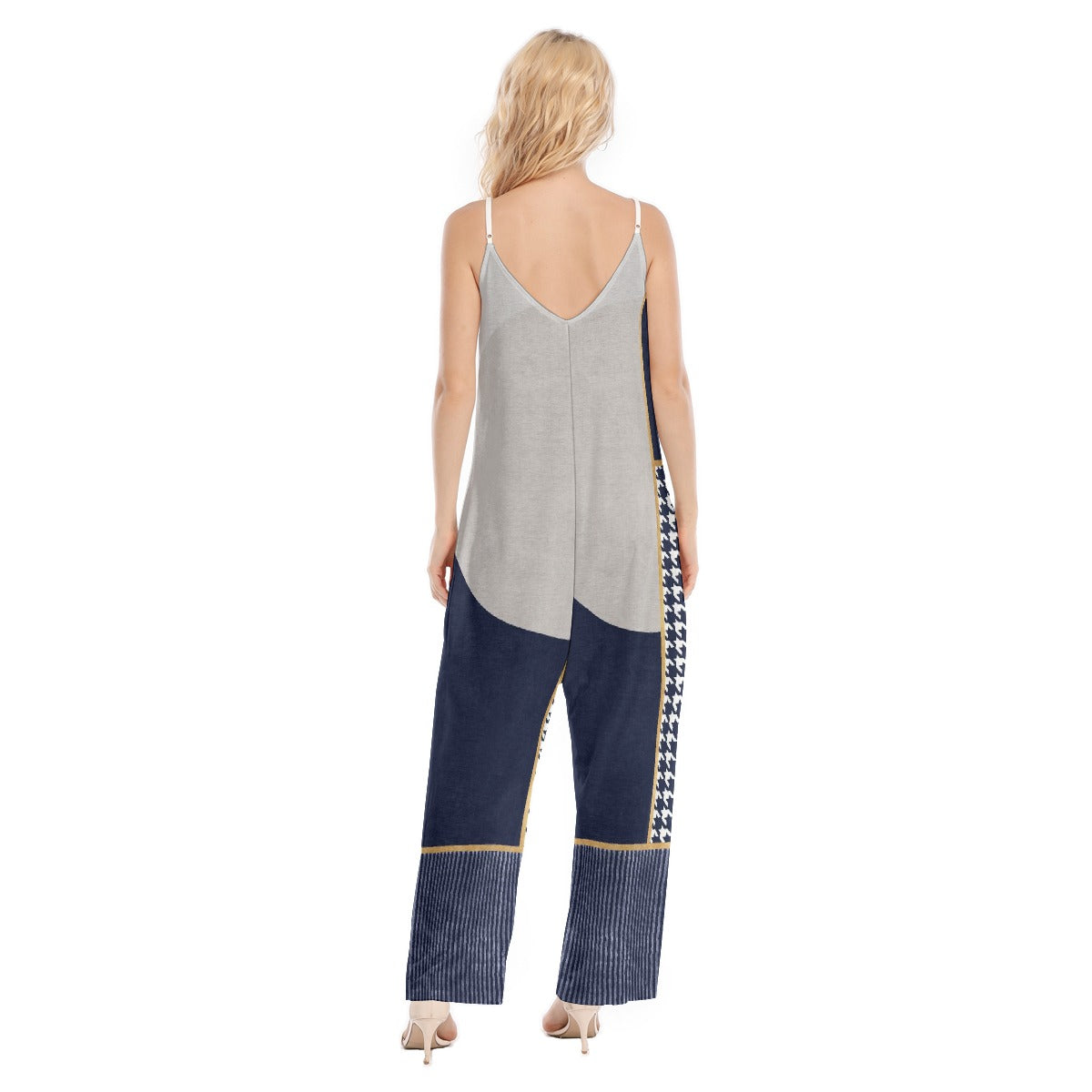 All-Over Print Women's Loose Cami Jumpsuit