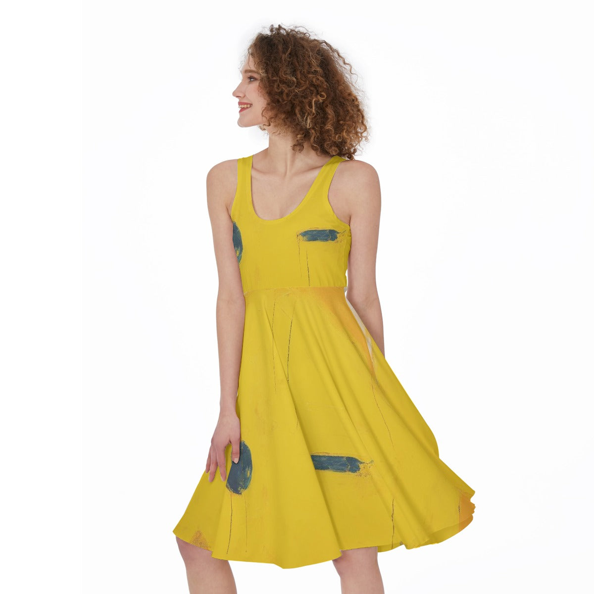 All-Over Print Women's Sleeveless Dress