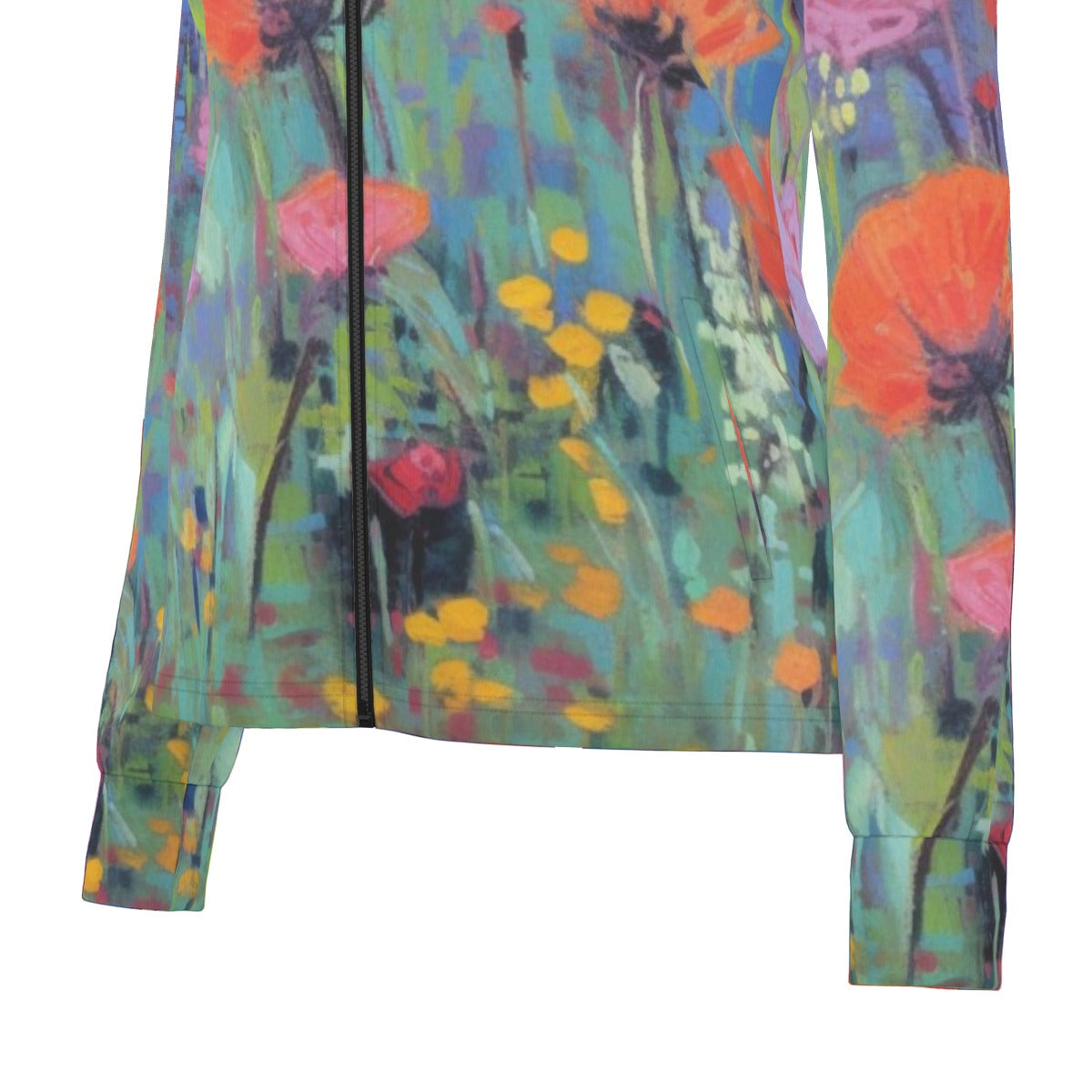 All-Over Print Women's Long Sleeve Thumbhole Jacket