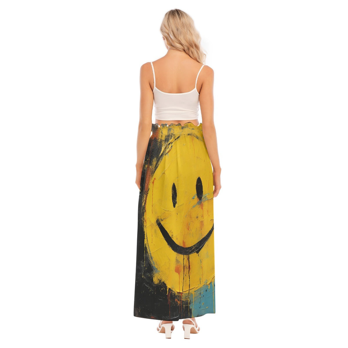 All-Over Print Women's Side Split Skirt