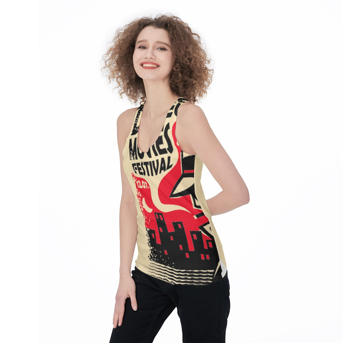 All-Over Print Women's Racerback Tank Top