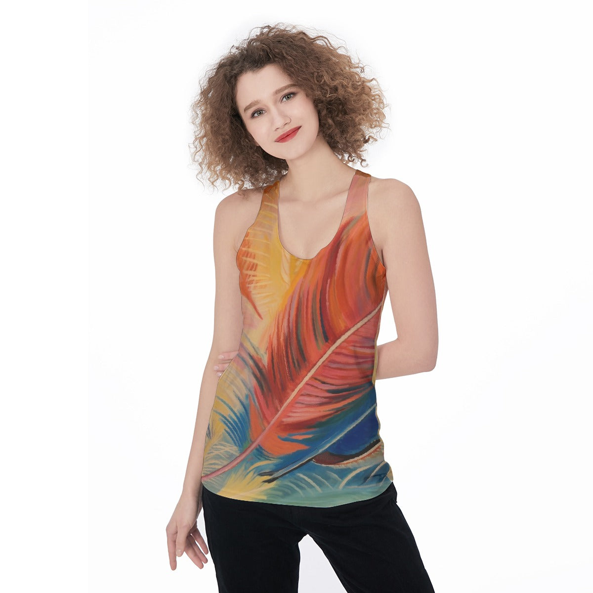 All-Over Print Women's Racerback Tank Top
