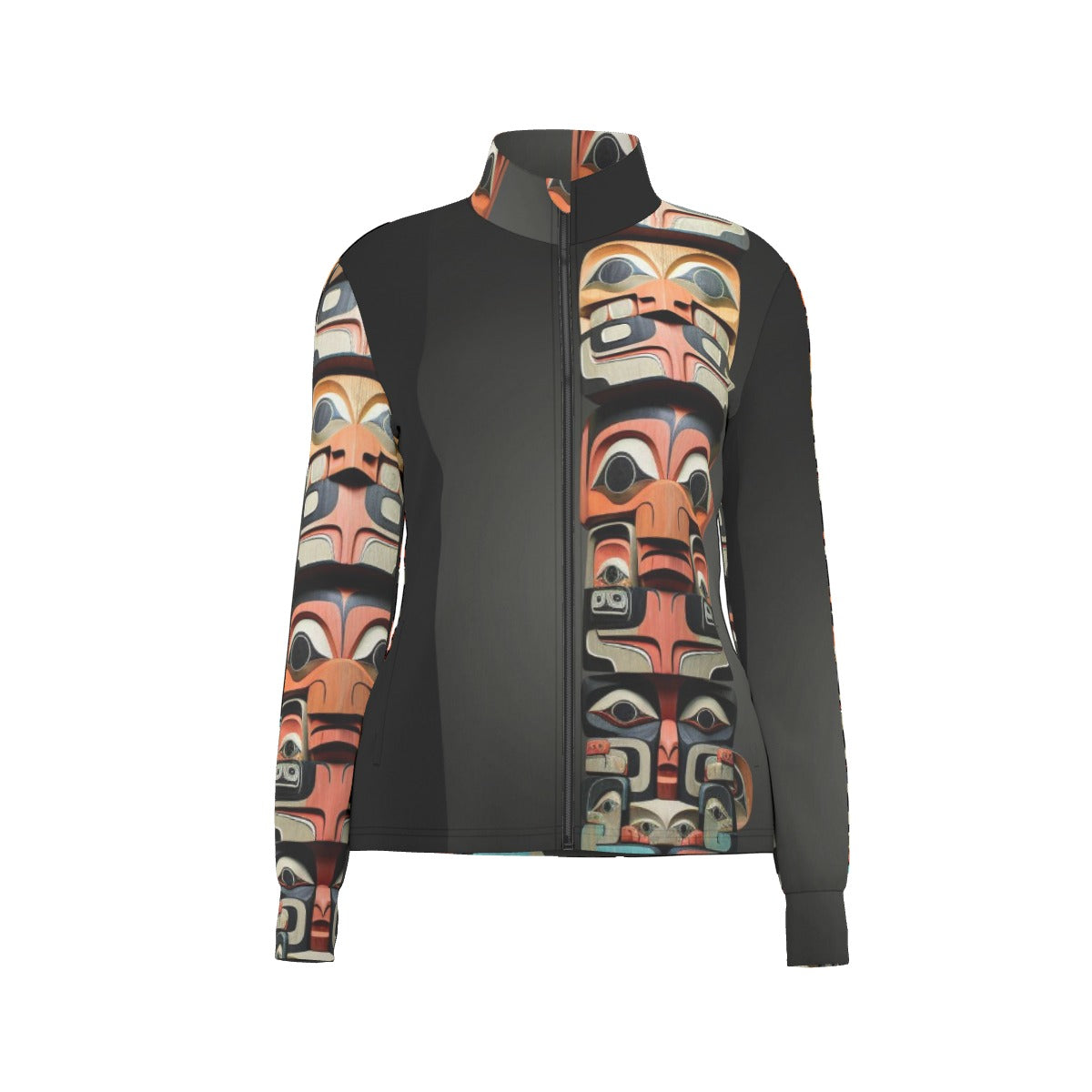 All-Over Print Women's Long Sleeve Thumbhole Jacket