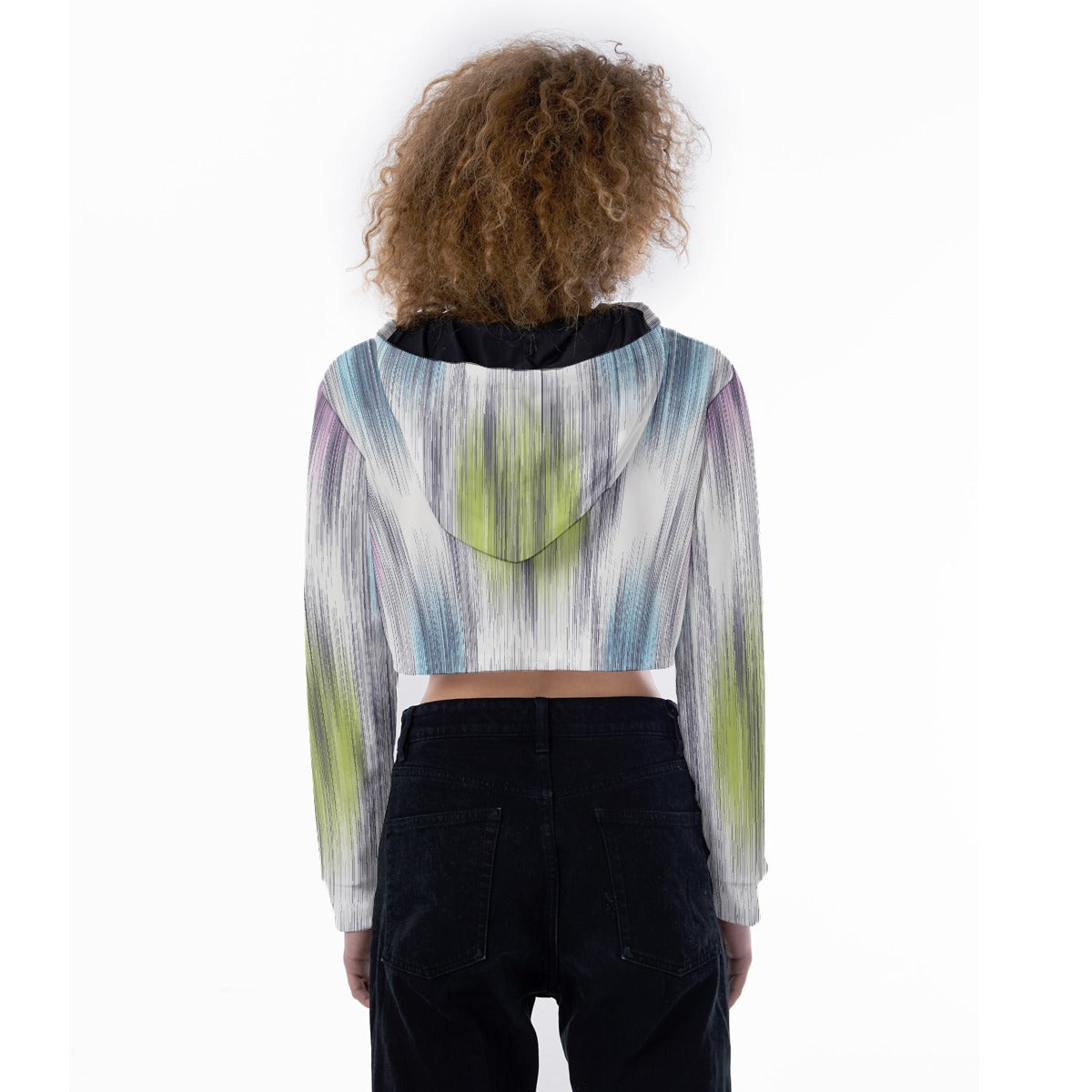 All-Over Print Women's Crop Top Hoodie