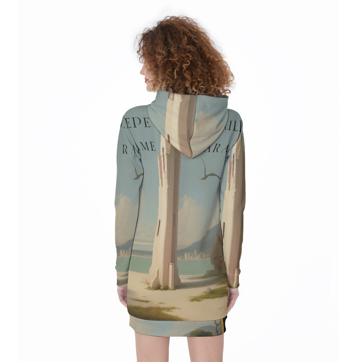 All-Over Print Women's Long Hoodie