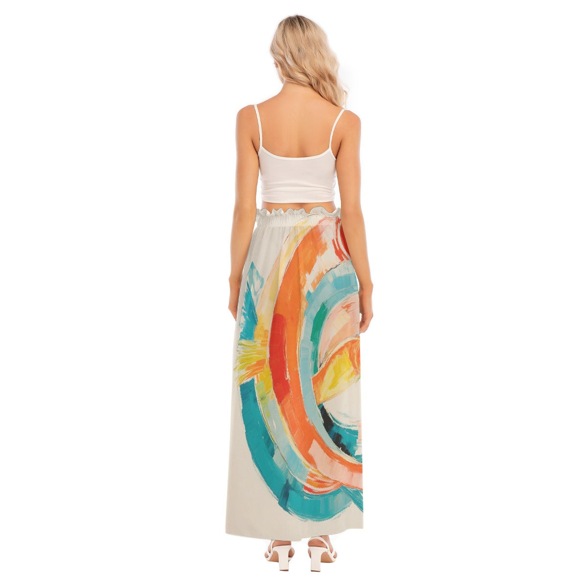 All-Over Print Women's Side Split Skirt