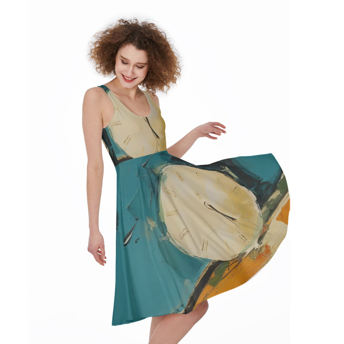 All-Over Print Women's Sleeveless Dress