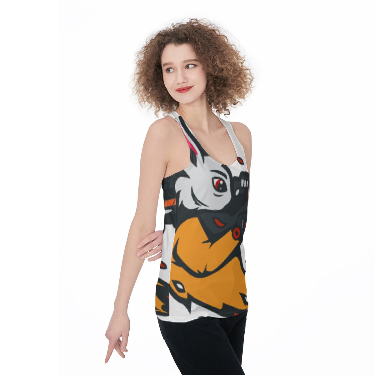 All-Over Print Women's Racerback Tank Top