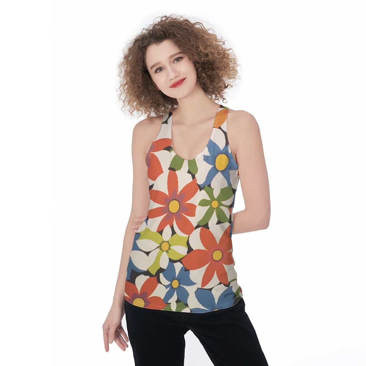 All-Over Print Women's Racerback Tank Top