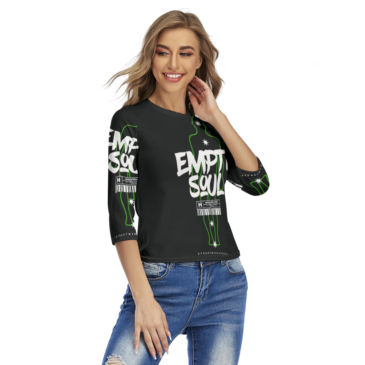 All-Over Print Women's Raglan Sleeves T-shirts