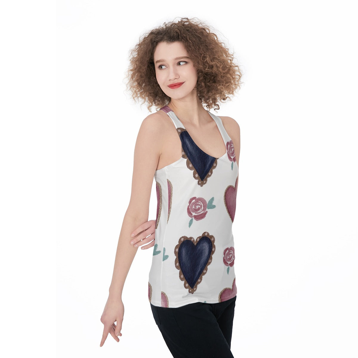All-Over Print Women's Racerback Tank Top