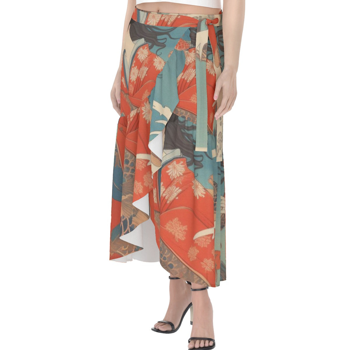 All-Over Print Women's Wrap Skirt