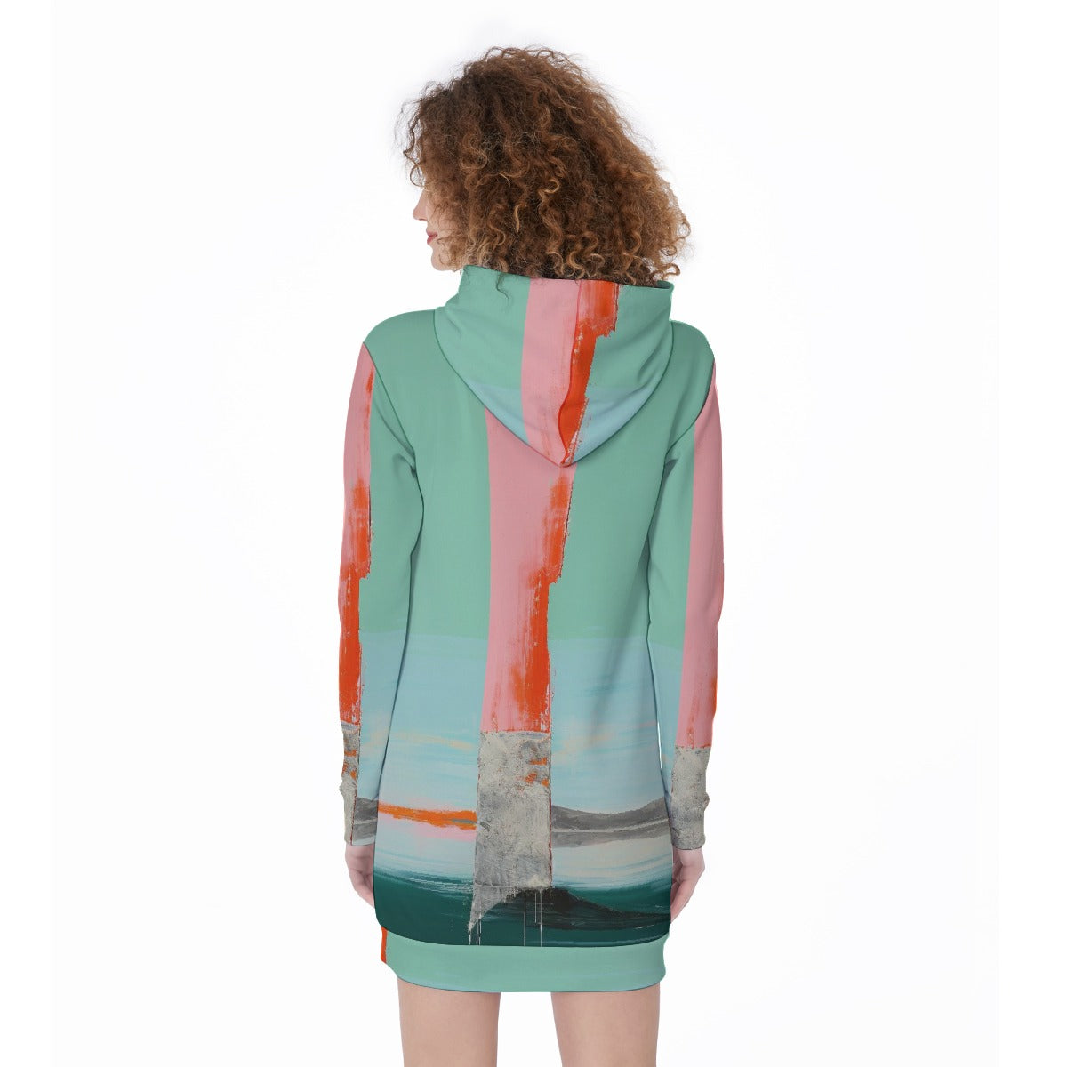 All-Over Print Women's Long Hoodie