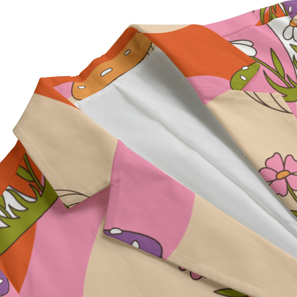 All-Over Print Women's Leisure Blazer