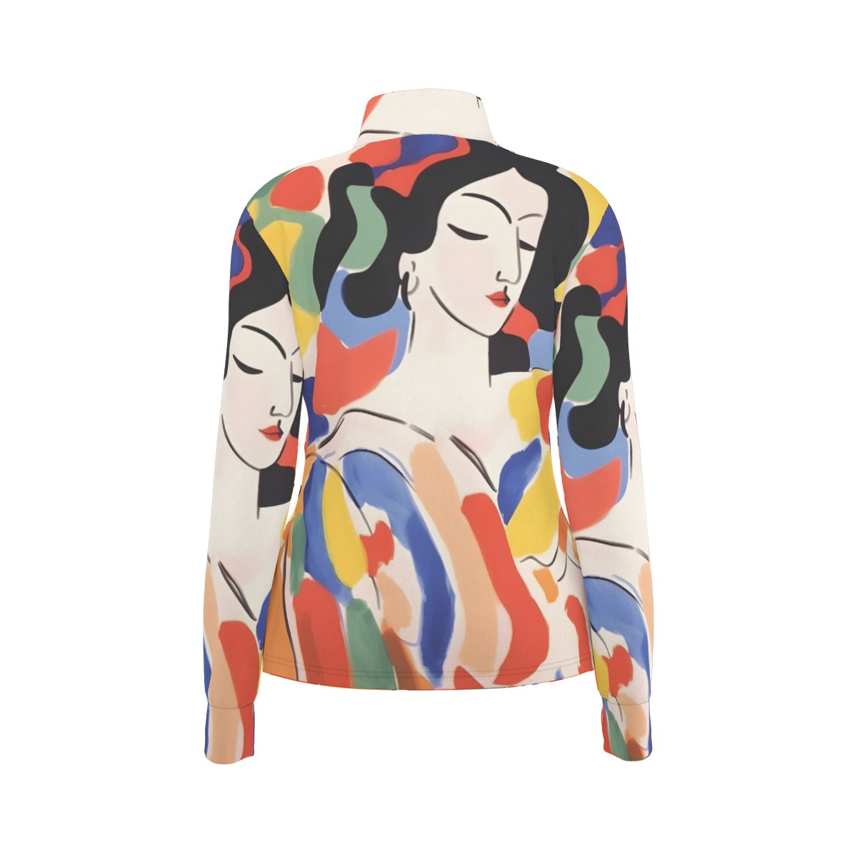 All-Over Print Women's Long Sleeve Thumbhole Jacket