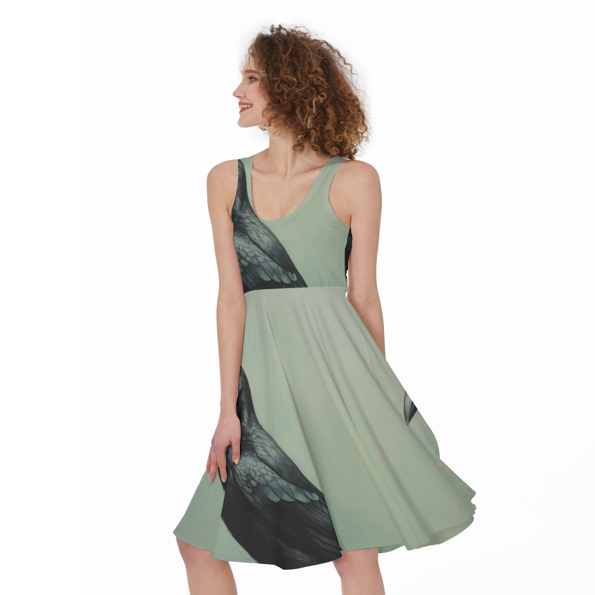 All-Over Print Women's Sleeveless Dress