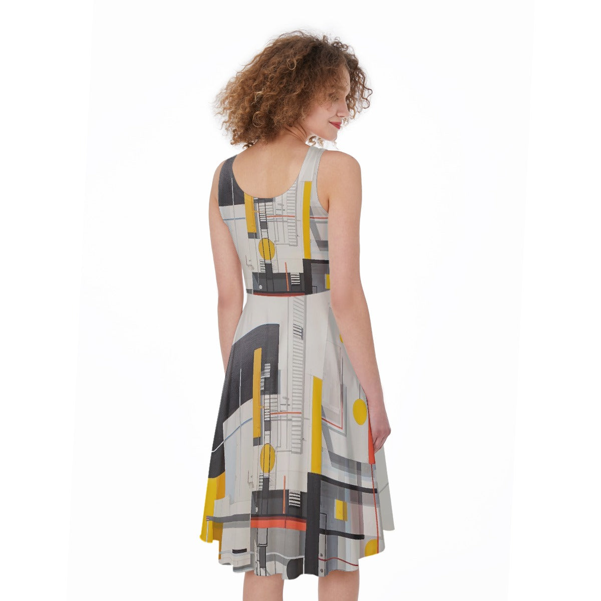 All-Over Print Women's Sleeveless Dress